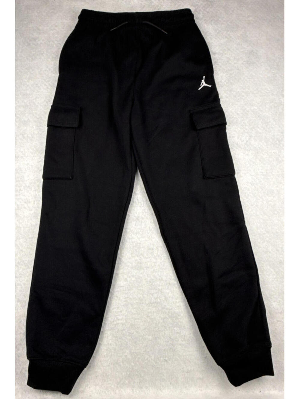Jordan Boys XL 13-15 Years Black Cargo Athletic Fleece Jogger Sweatpants NWT